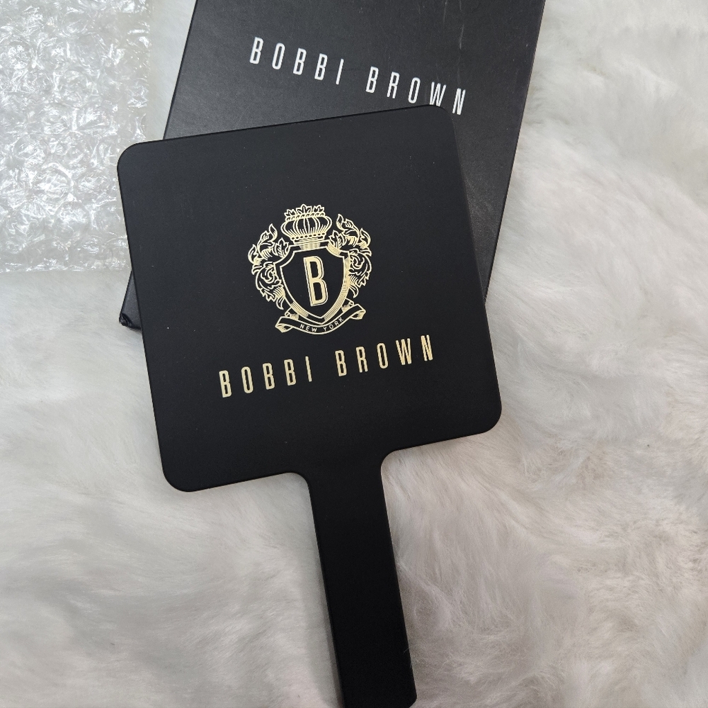 SOLD!!!! Bobbi Brown Gold and Black Hand Mirror